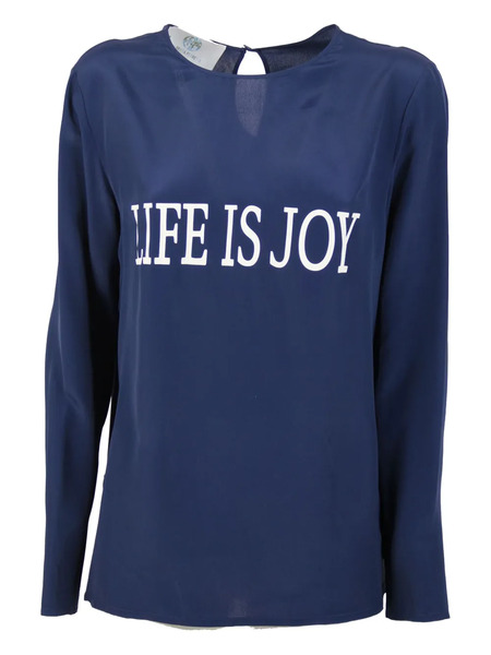  Alberta Ferretti Graphic-print T-shirt - Blue 