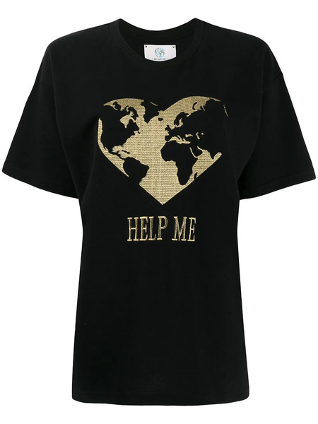  Alberta Ferretti Help Me T-shirt - Black 