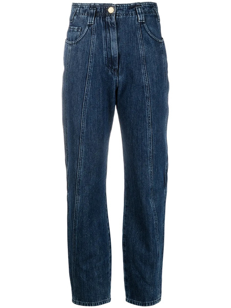  Alberta Ferretti High-rise Straight Jeans - Blue 