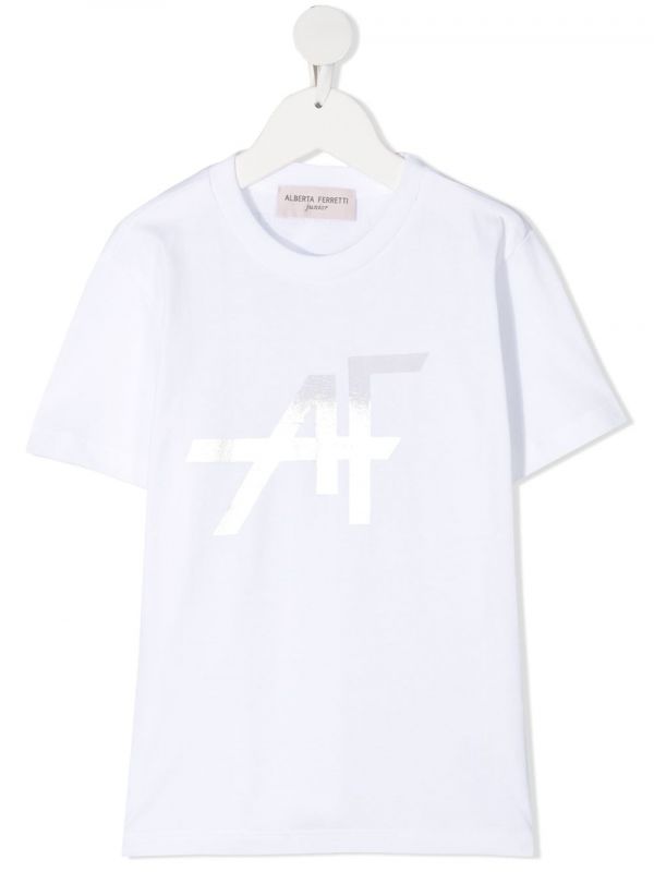  Alberta Ferretti Kids Logo-print T-shirt - White 