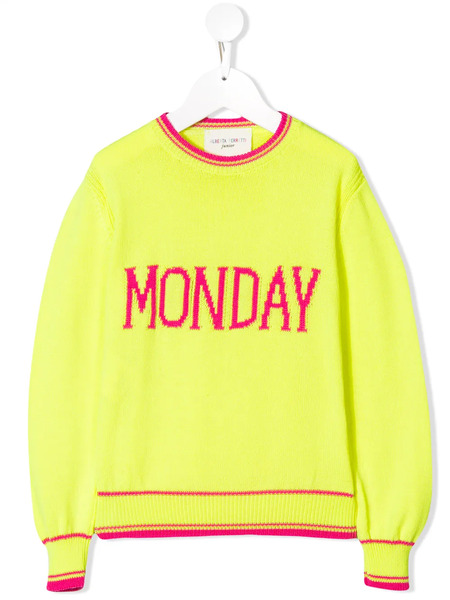  Alberta Ferretti Kids Monday Sweater - Yellow 