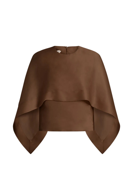  Alberta Ferretti Layered Blouse - Brown 
