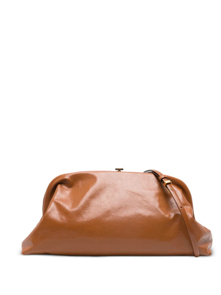  Alberta Ferretti Leather Clutch Bag - Brown 