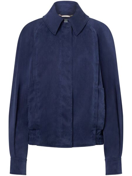  Alberta Ferretti Lyocell Bomber Jacket - Blue 