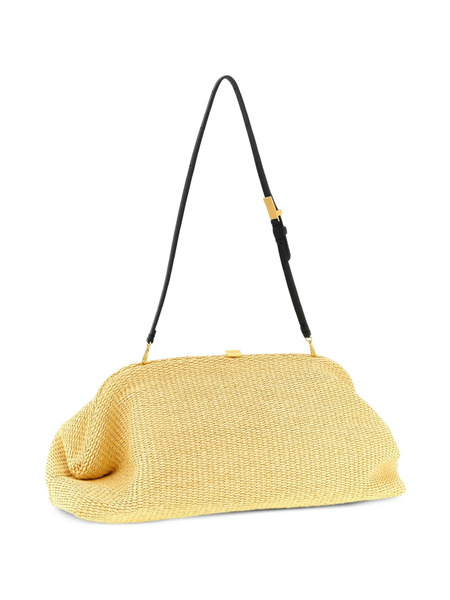  Alberta Ferretti Maxi Woven Clutch Bag - Neutrals 