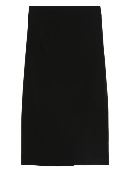  Alberta Ferretti Pencil Wool-blend Skirt - Black 