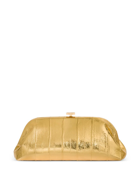  Alberta Ferretti Quilted Chain Clutch Bag - Gold 