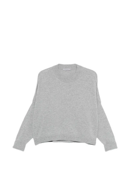  Alberta Ferretti Round-neck Long-sleeve Sweater - Grey 