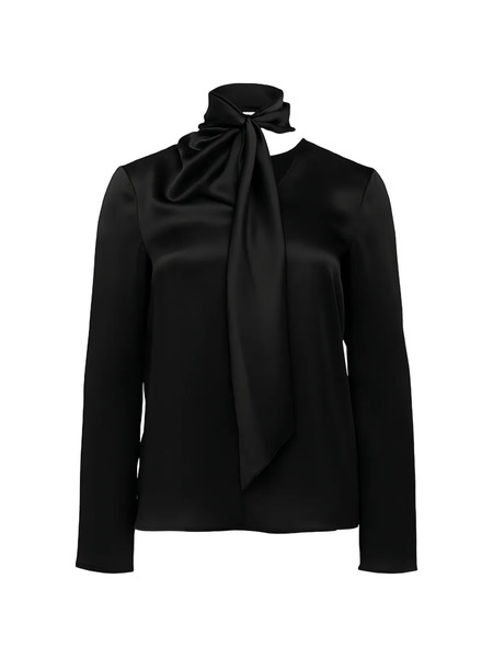  Alberta Ferretti Satin Blouse - Black 