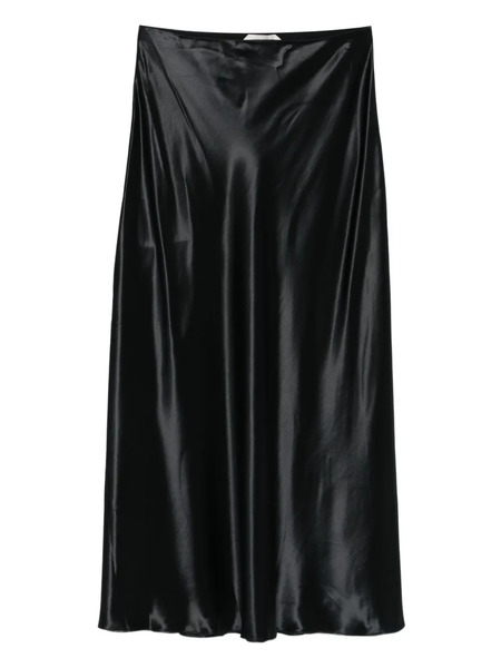  Alberta Ferretti Satin Skirt - Black 