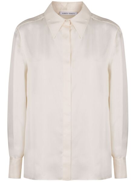  Alberta Ferretti Silk Shirt - Neutrals 