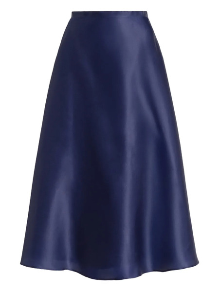  Alberta Ferretti Silk Skirt - Blue 