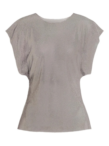  Alberta Ferretti Sleeveless Top - Silver 
