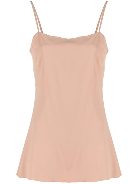  Alberta Ferretti Square-neck Camisole Vest - Neutrals 