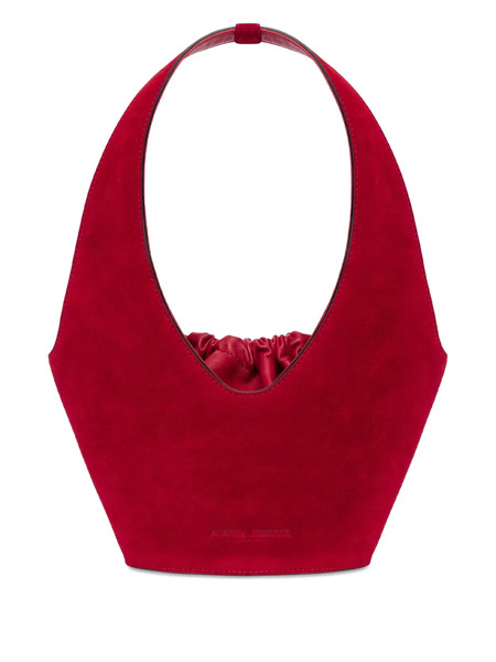  Alberta Ferretti Suede Shoulder Bag - Red 