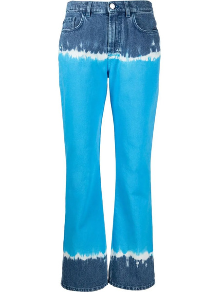  Alberta Ferretti Tie-dye Flared Jeans - Blue 