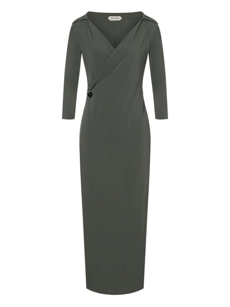  Alberta Ferretti Wool-blend Dress - Grey 