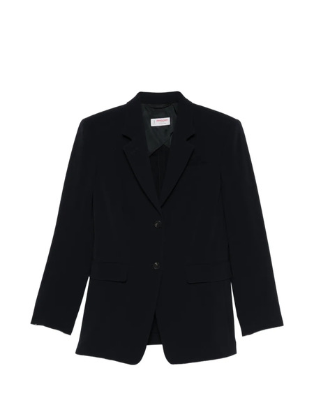  Alberto Biani Classic-lapel Patch-pocket Blazer - Blue 