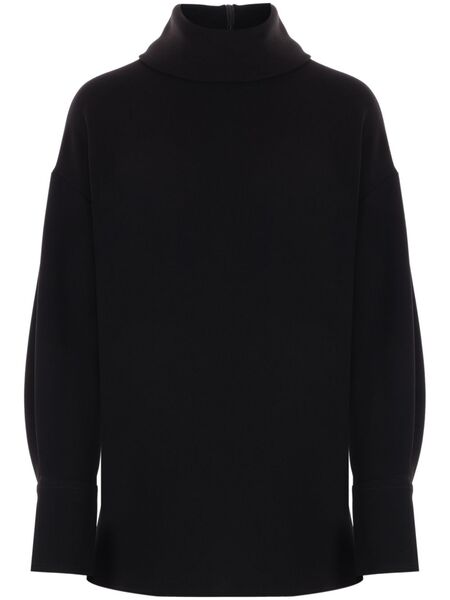  Alberto Biani Crepe Blouse - Black 