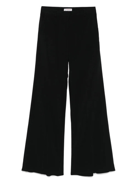  Alberto Biani Crepe Palazzo Pants - Black 