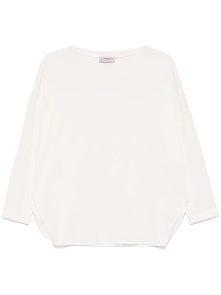  Alberto Biani Crepe-texture Blouse - White 