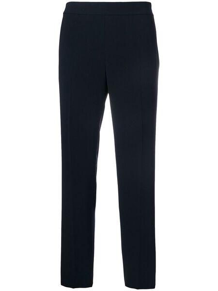  Alberto Biani Cropped Tailored Trousers - Blue 