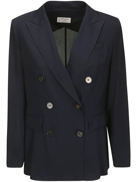  Alberto Biani Double-breasted Blazer - Blue 