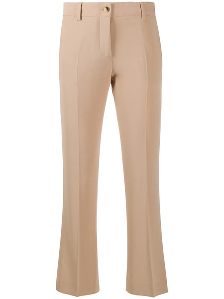  Alberto Biani Mid-rise Cropped Trousers - Brown 