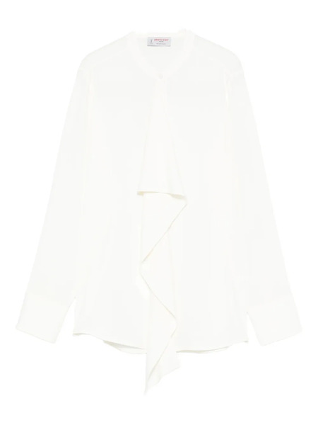  Alberto Biani Ruffled Shirt - White 