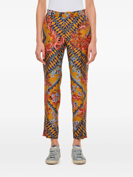  Alberto Biani Silk Trousers - Yellow 