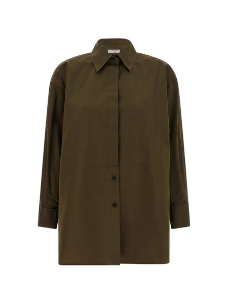  Alberto Biani Smocking Shirt - Brown 