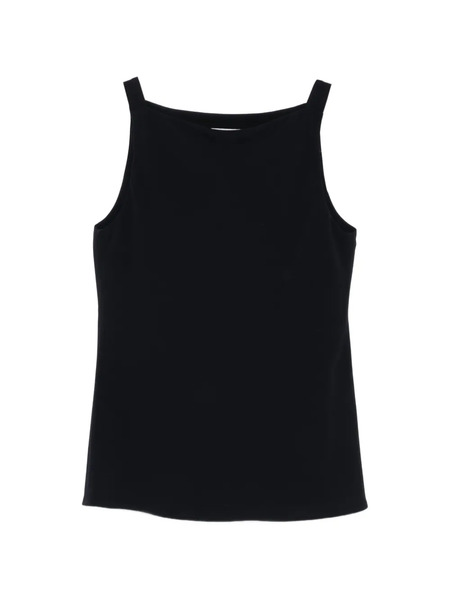  Alberto Biani Square-neck Top - Blue 