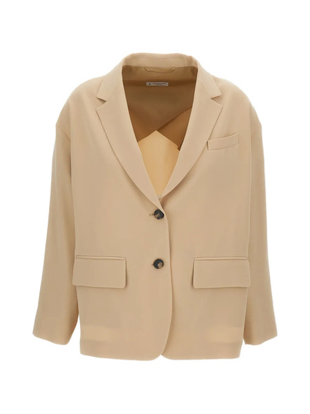  Alberto Biani Two-button Blazer - Neutrals 