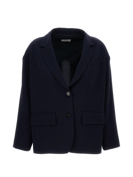  Alberto Biani Two-button Patch-pocket Blazer - Blue 