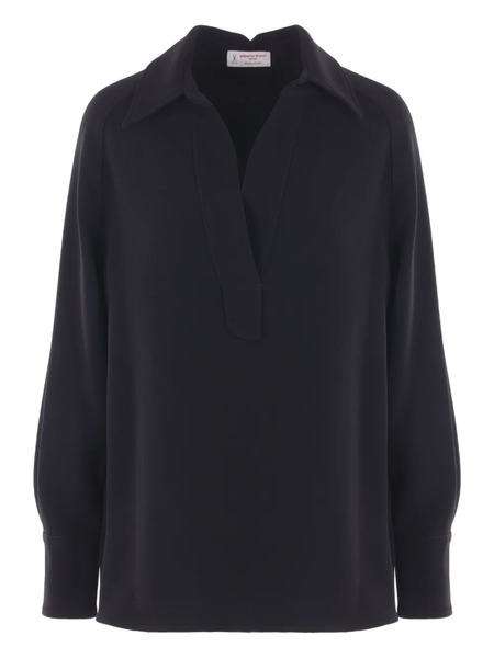  Alberto Biani V-neck Top - Black 