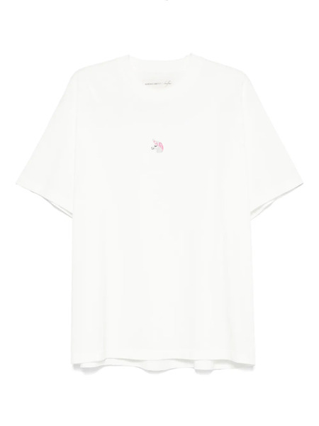  Alberto Bresci Embroidered T-shirt - White 