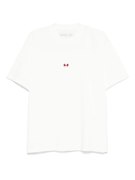  Alberto Bresci Embroidered T-shirt - White 