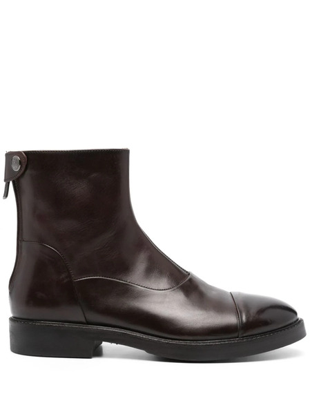  Alberto Fasciani Gabriel Leather Ankle Boots - Brown 
