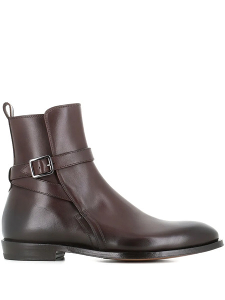  Alberto Fasciani Jason 34013 Buckle Strap Boots - Brown 