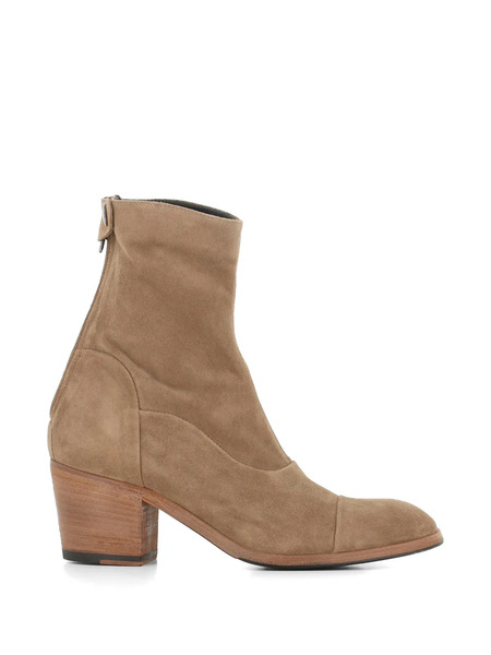  Alberto Fasciani Oxana Zip Detail Boots - Neutrals 