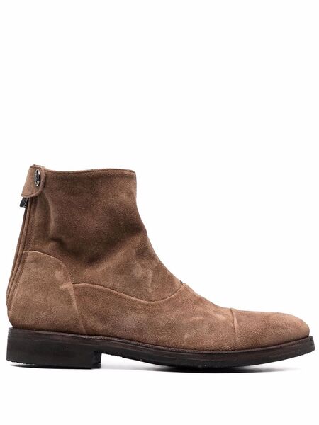 Alberto Fasciani Suede Ankle Boots - Brown 
