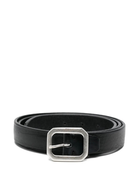 Alberto Luti Buckle Leather Belt - Black 