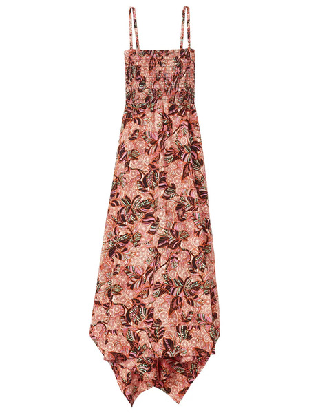  A.l.c. Adrianna Floral-print Dress - Orange 
