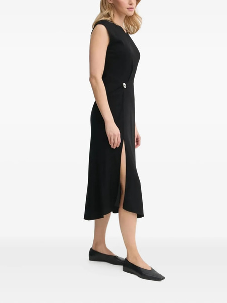 A.l.c. Button-detail Midi Dress - Black 