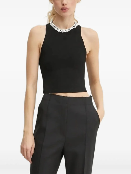  A.l.c. Crystal-embellished Sleeveless Top - Black 