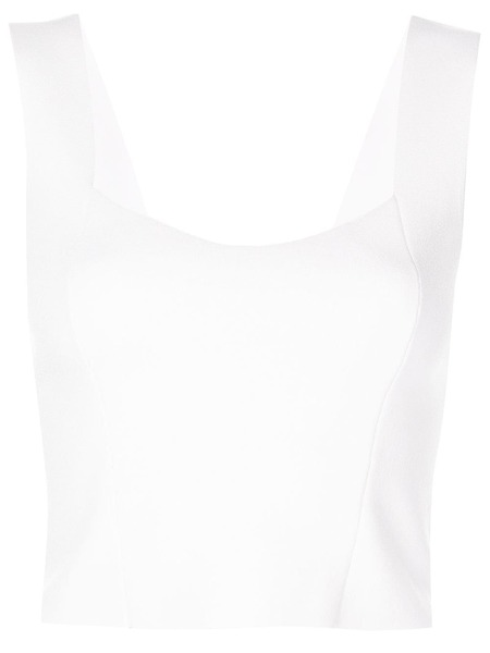  A.l.c. Jordana Cropped Top - White 