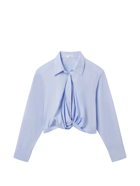  A.l.c. Leo Knotted Shirt - Blue 