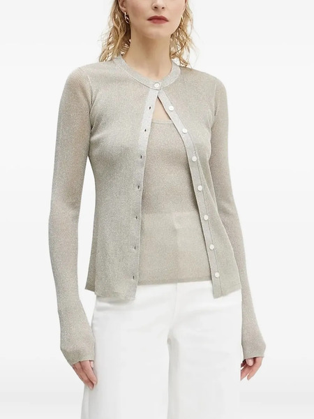  A.l.c. Metallic-knit Ribbed Tank Top - Neutrals 