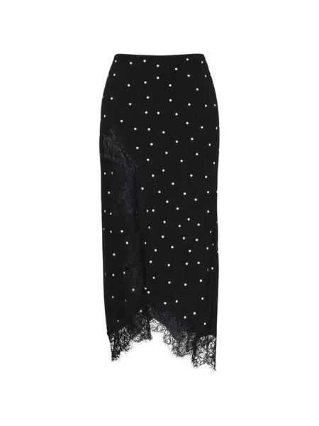  A.l.c. Olivia Polka-dot Lace Skirt - Black 
