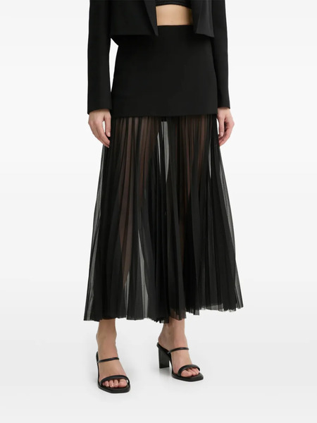  A.l.c. Pleated Midi Skirt - Black 
